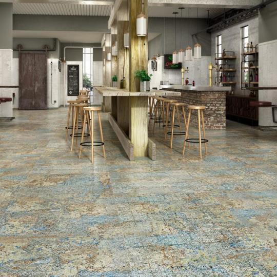 klasicky vintage opotrebovany tyrkysovy vzor dlazba aparici vestige carpet kupelna kuchyna obyvacka dlazba dlazdice klasicky starodavny antikovany rustikalny kachlicky lameridiana budapest interierovy obchod tyrkys.jpg
